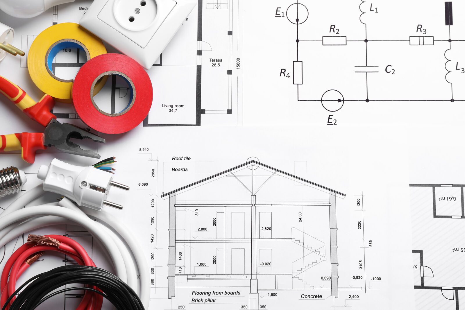 Electrical layout planning for a new Centurion estate installation